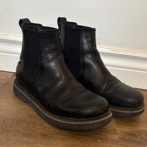 BIRKENSTOCK ‘ Stalon’ Black Leather Chelsea Boots 40